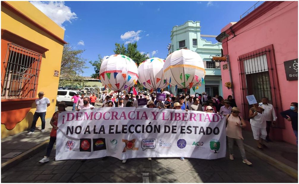 Marcha por la Democracia  Oaxaca