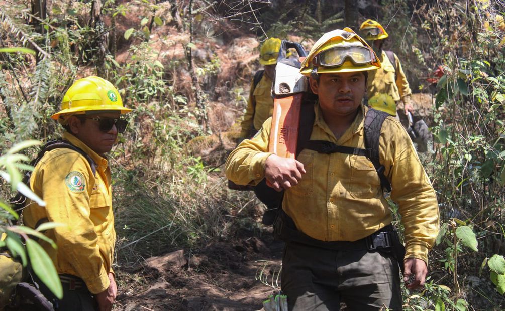 Aumenta incendio forestal en zonas protegidas de Morelos. Foto: Especial