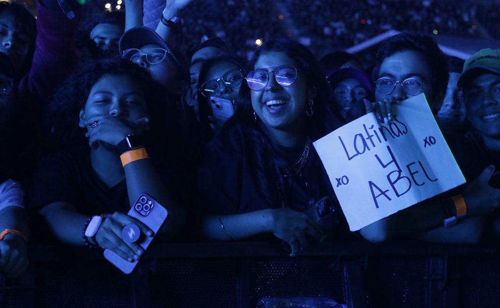 Aspectos del concierto de The Weeknd en el Foro Sol de la CDMX. Fotos: Carlos Odín/EL UNIVERSAL.