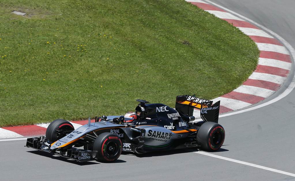 Positiva clasificación de Force India: 'Checo' saldrá en el sitio 10 y el alemán Nico Hulkenberg en el 7