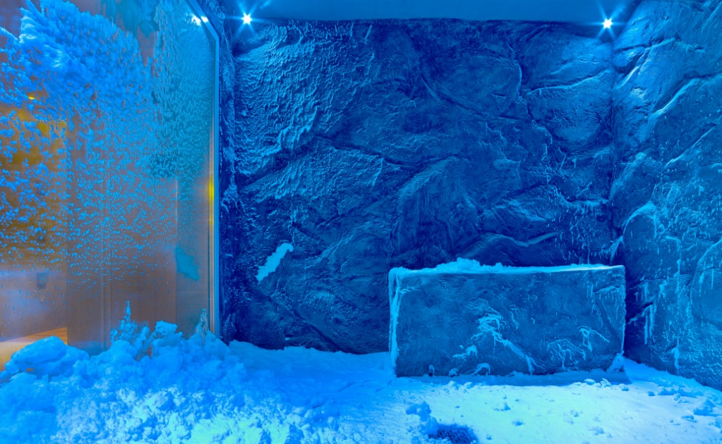 Viking Star posee su propio cuarto de nieve para complementar el circuito de spa y sauna. (Foto: Cortes&iacute;a Viking)
