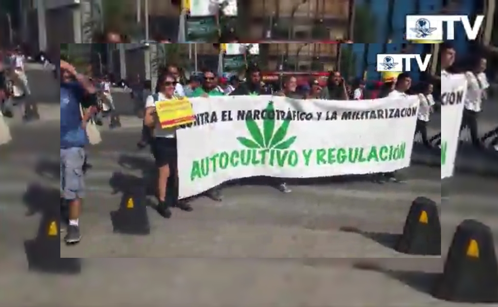 Massive march for cannabis legalization in Mexico City