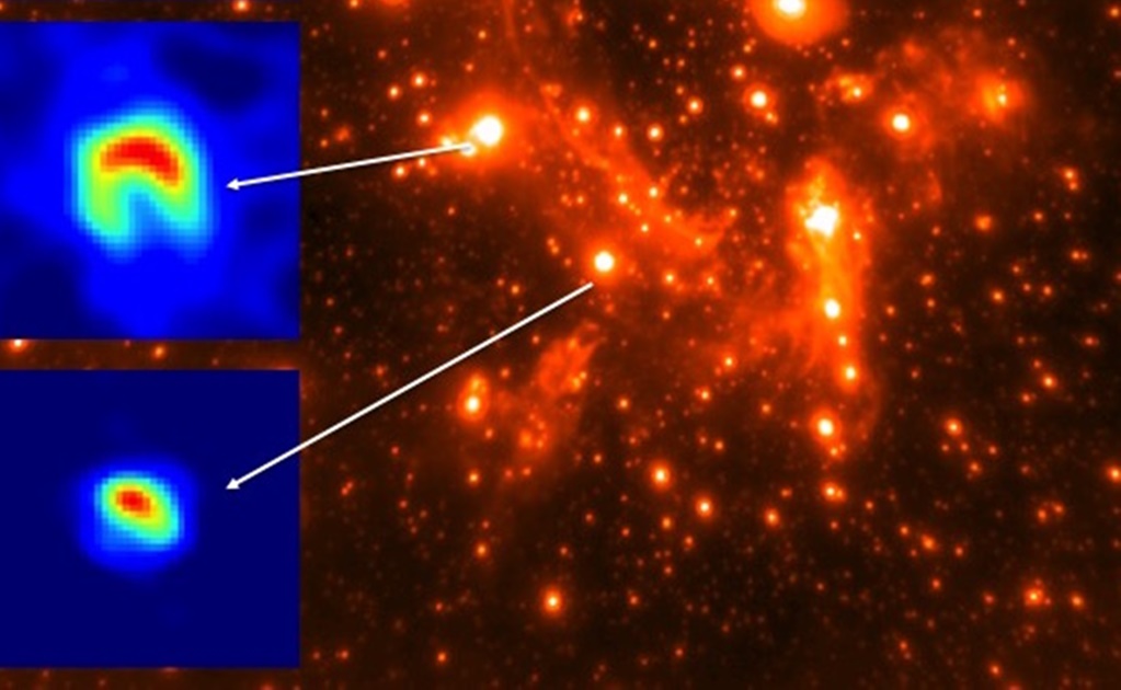 Estudian estrellas masivas con ayuda de infrarrojos