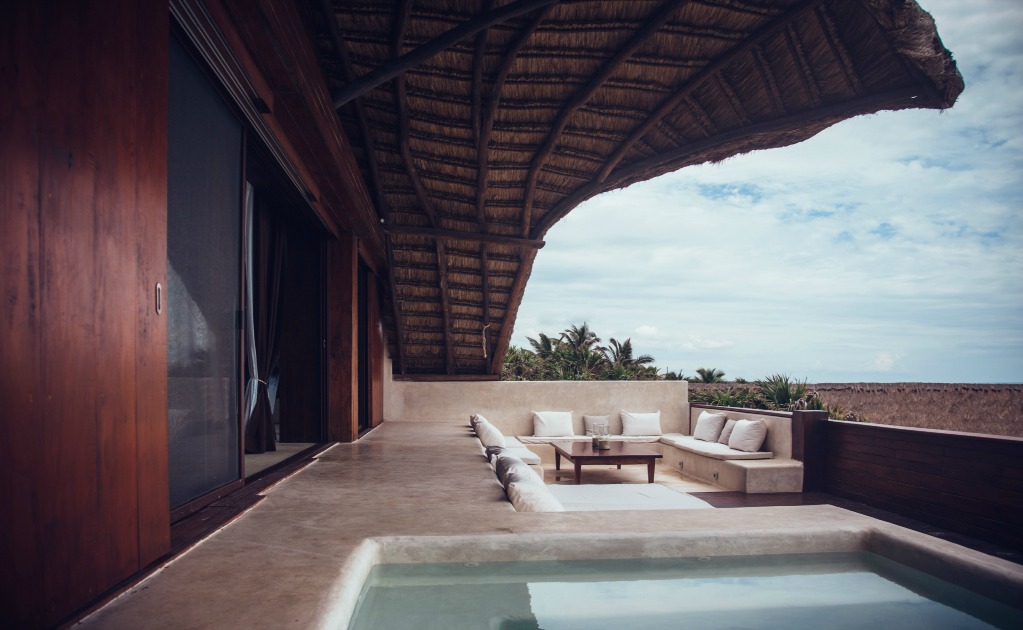Papaya Playa Project. Casa Palapa tiene dos niveles y fue pensada para familias y grupos. (Foto: Design Hotels)