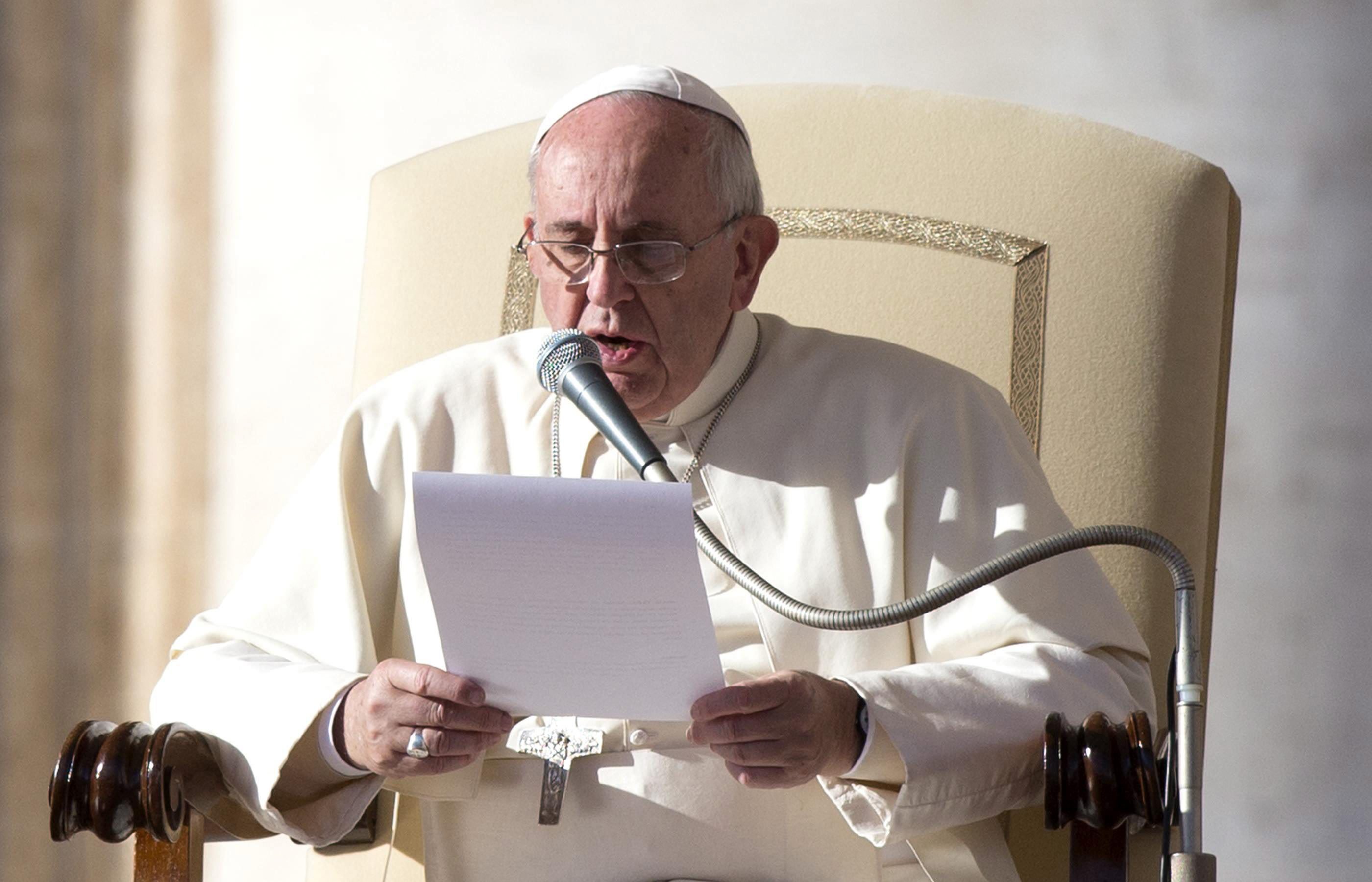 Papa pide responder con bondad a los "gestos de odio" en el mundo