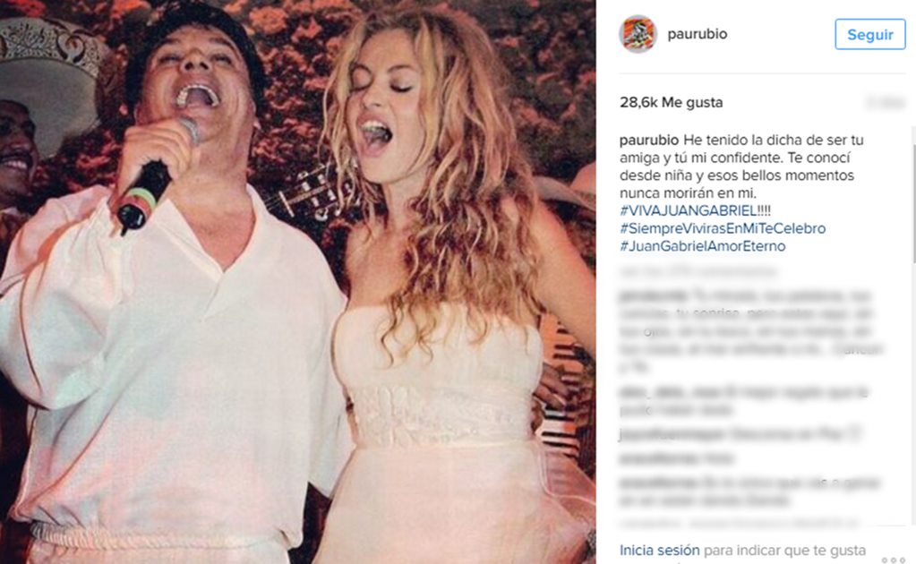 Cuando Juan Gabriel cantó en la boda de Paulina Rubio