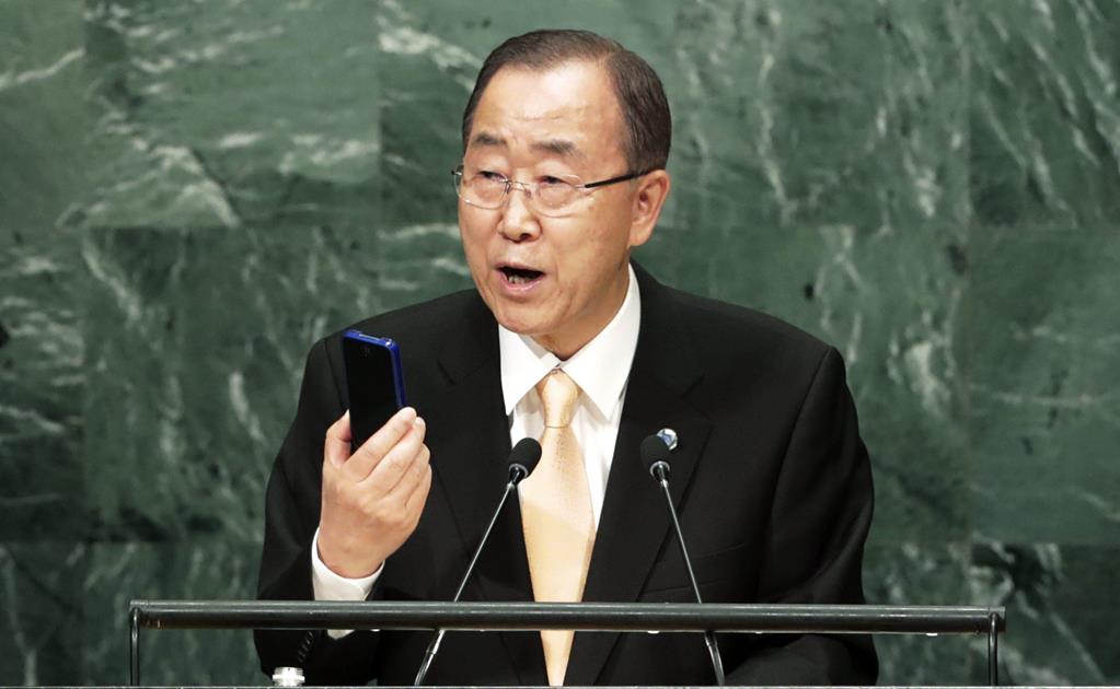 Ban Ki-moon arremete contra líderes en último discurso al frente de la ONU