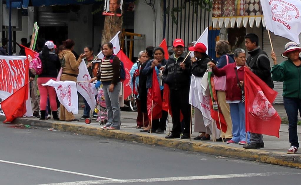 Segob pide precaución por marcha de Antorcha Campesina en CDMX