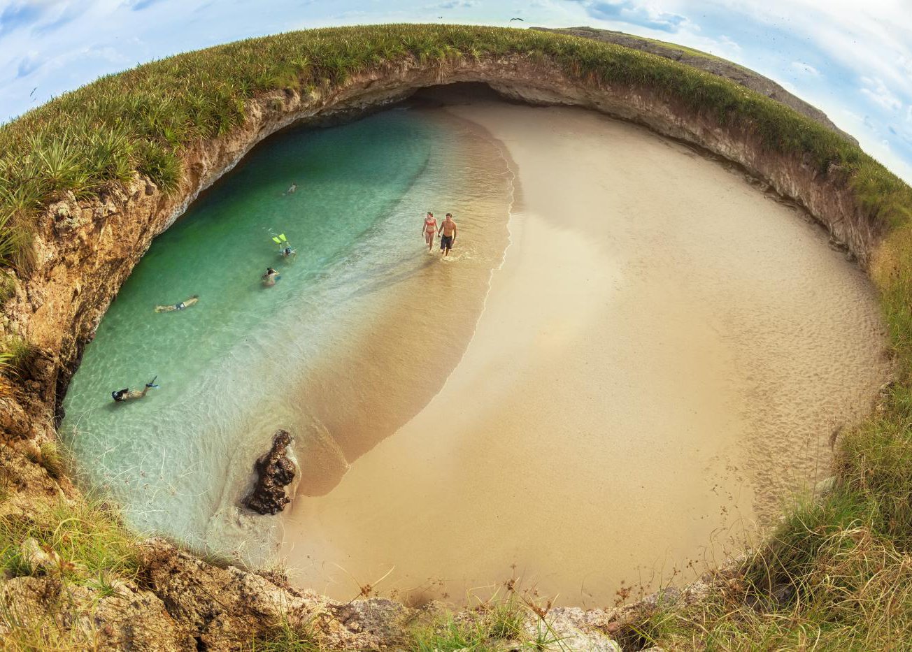 Playa Escondida, en el Parque Nacional Islas Marietas. (OVC Riviera Nayarit)