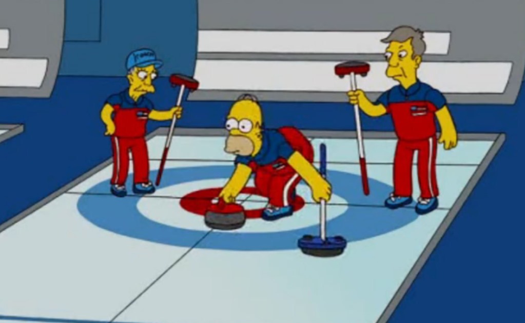 ​¿Los Simpson predicen oro en curling?