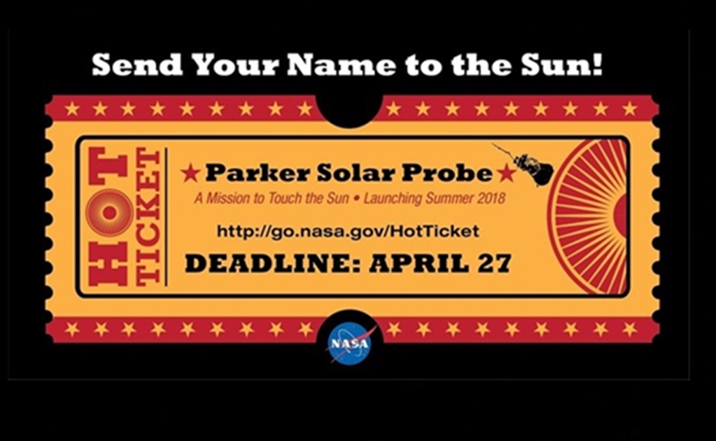 Envía tu nombre al Sol en la sonda Solar Parker Probe de la NASA