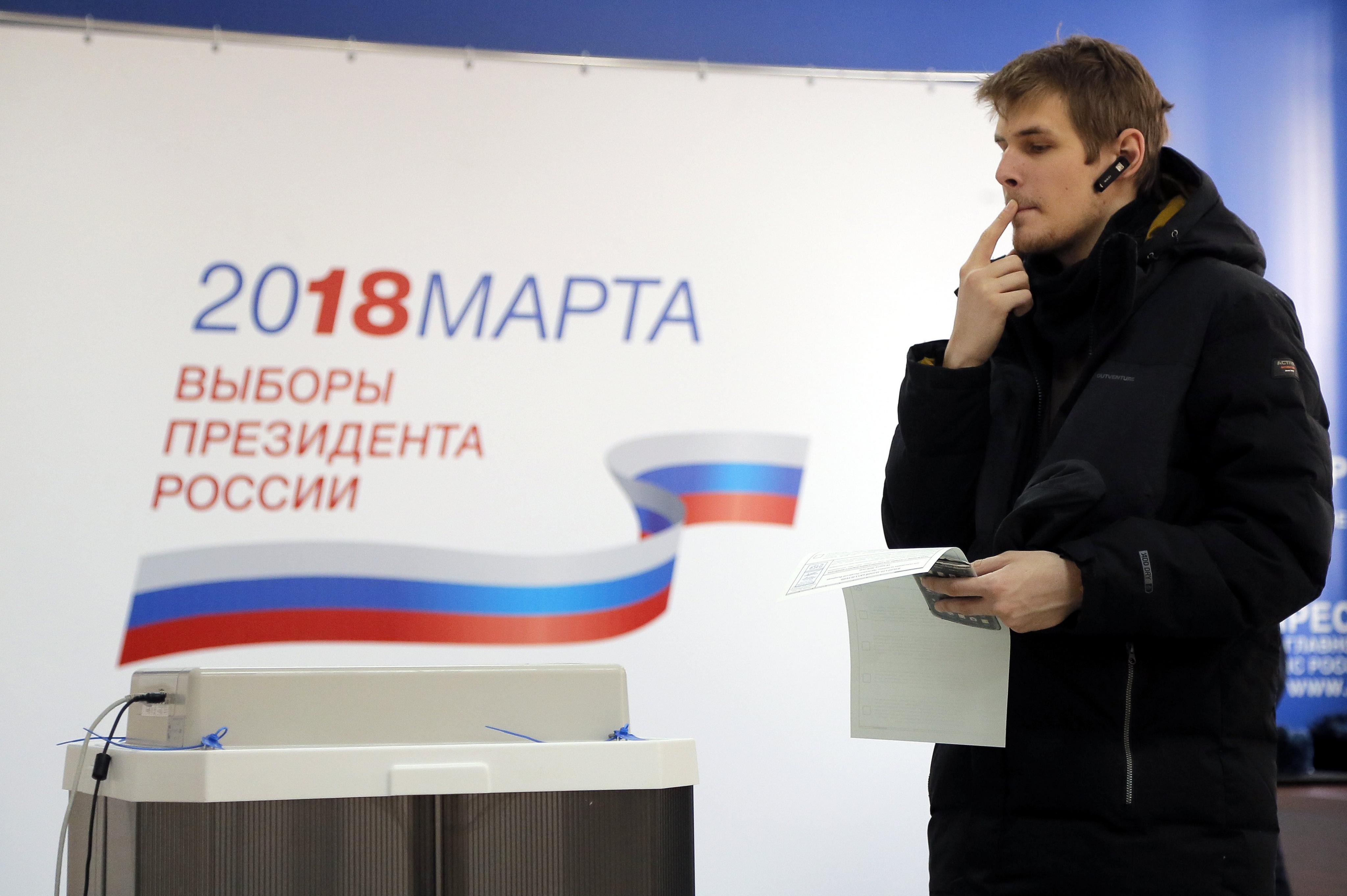Transcurren en calma y con gran afluencia elecciones presidenciales de Rusia