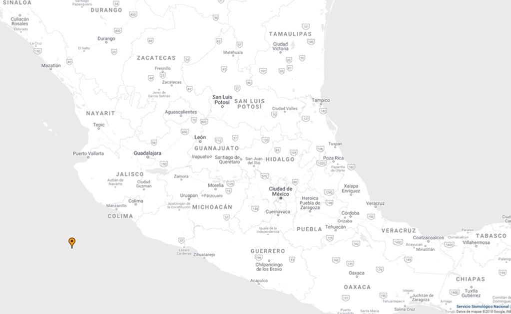 Reportan sismo de 4.3 grados en Jalisco