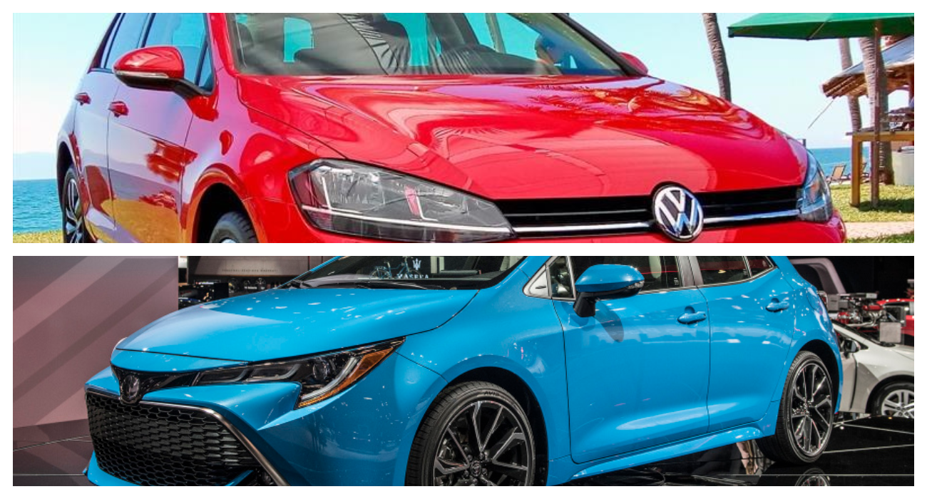 Corolla Hatchback 2019 vs VW Golf 2018