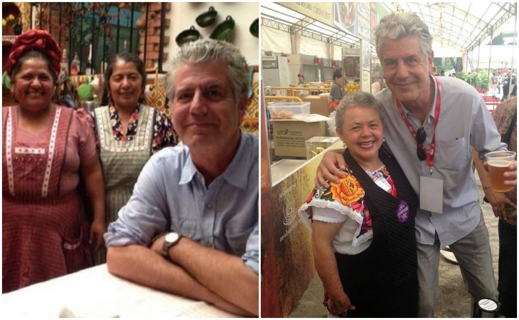 Where did Anthony Bourdain eat in Mexico?