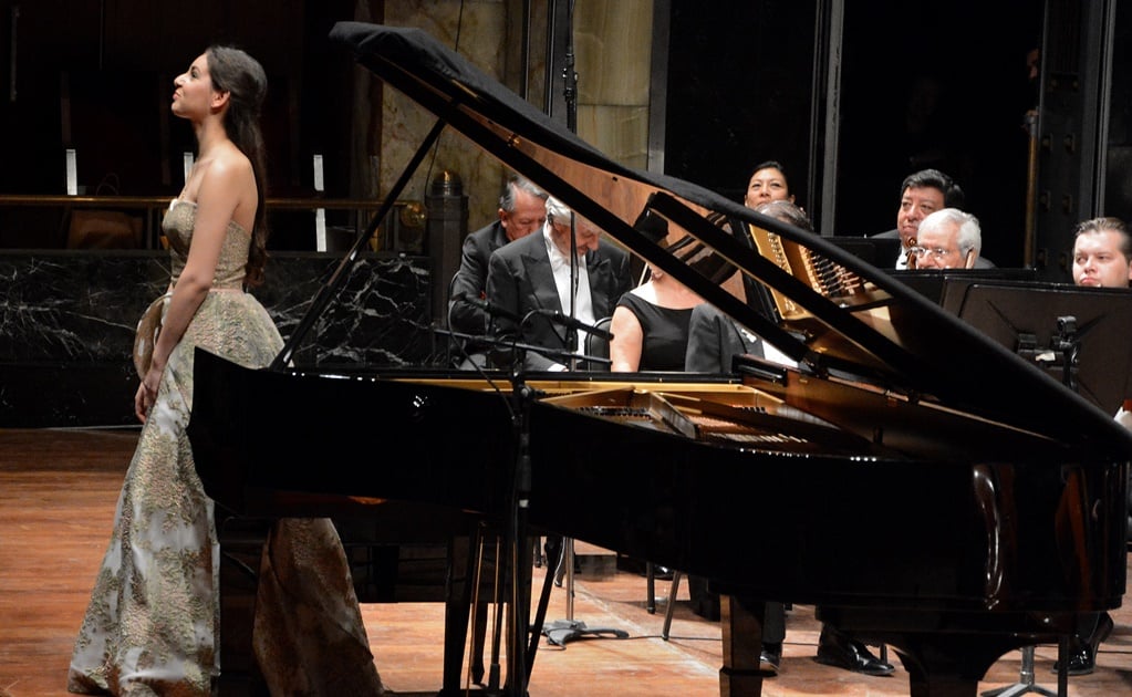 La joven pianista mexicana Daniela Liebman se presentó por primera vez con la Orquesta Sinfónica Nacional