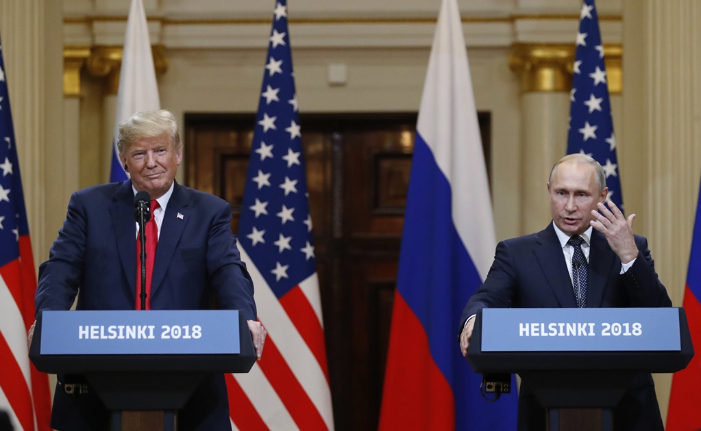 El presidente de Estados Unidos, Donald Trump, y el presidente de Rusia, Vladimir Putin, se reunieron en Helsinki