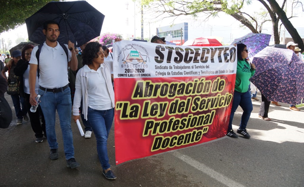 Registran movilizaciones en Oaxaca contra Informe Presidencial