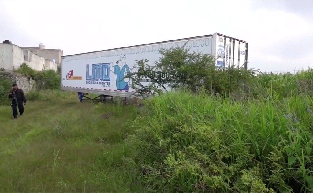 trailer con 157 cuerpos en zona metropolitana de guadalajara