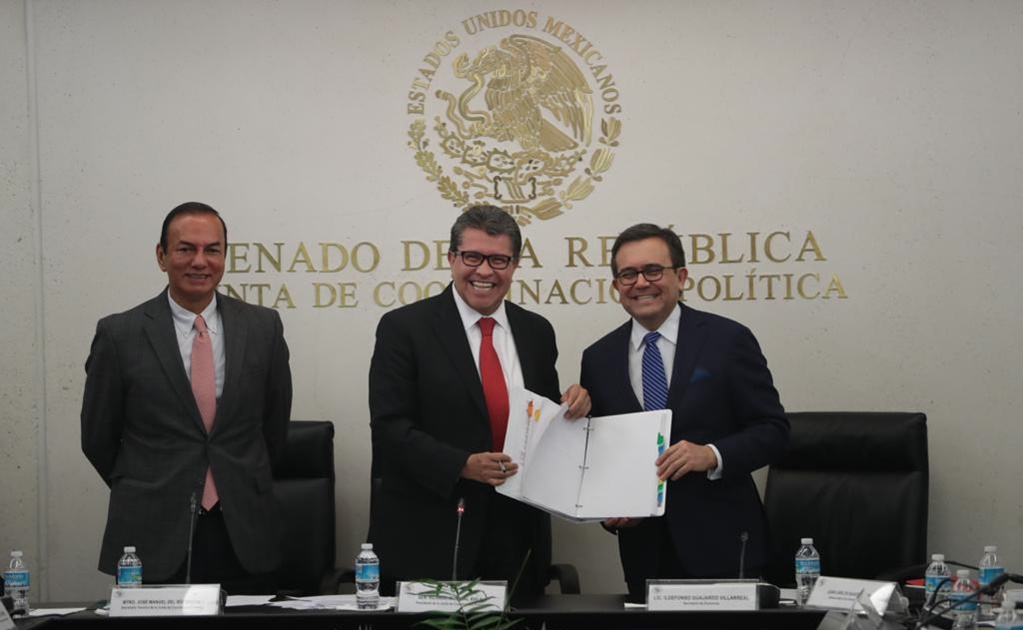 Ildefonso Guajardo entrega acuerdo comercial con EU en el Senado