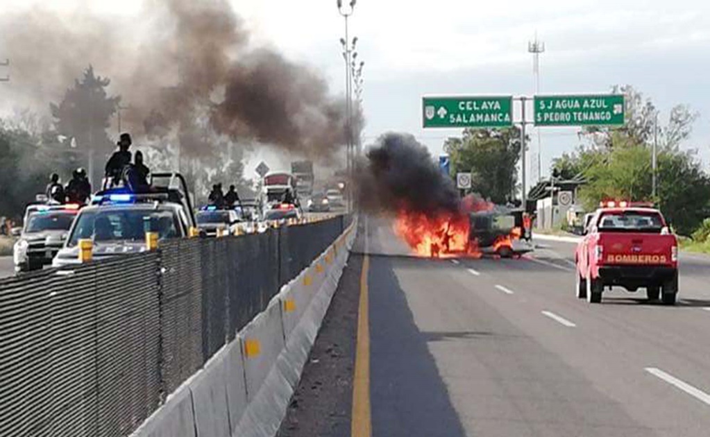 Arde Guanajuato: choque entre Cártel Jalisco y federales dejan 10 muertos