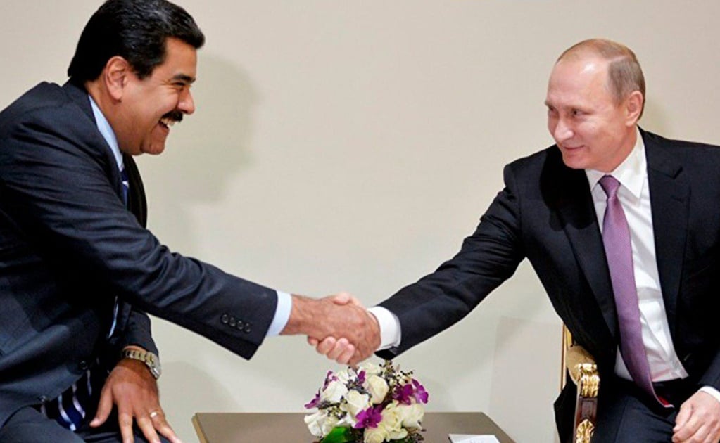 Los presidente de Venezuela y Rusia, Nicolás Maduro y Vladimir Putin, respectivamente