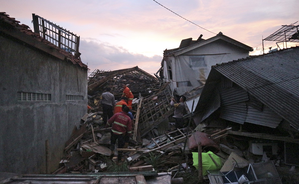 Mapa de los sismos que han ocurrido en territorio de Indonesia desde el 28 de septiembre cuando un sismo de magnitud 7.5 provocó la muerte de más de 2 mil personas