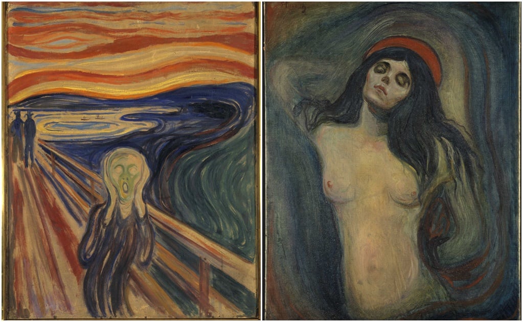 Edvard Munch, el expresionismo entre lo sensual y obscuro