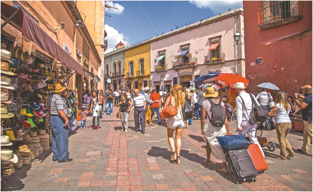 Turistas en el estado de Morelos