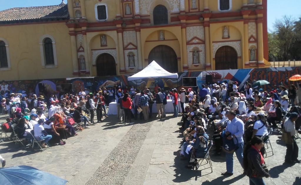 Rueda de prensa en Chiapas por estancias infantiles