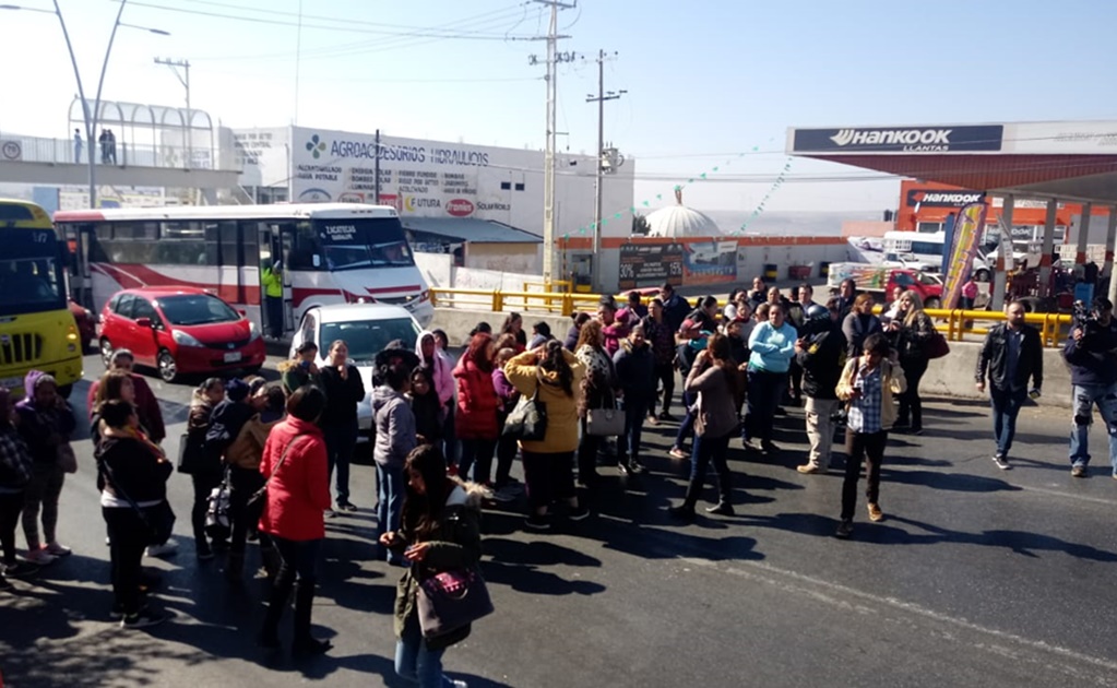 Protesta de madres de familia en Zacatecas