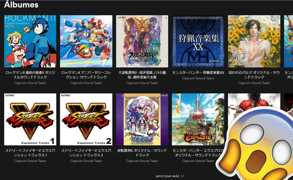 Capcom lleva a Spotify los soundtracks de sus mejores juegos