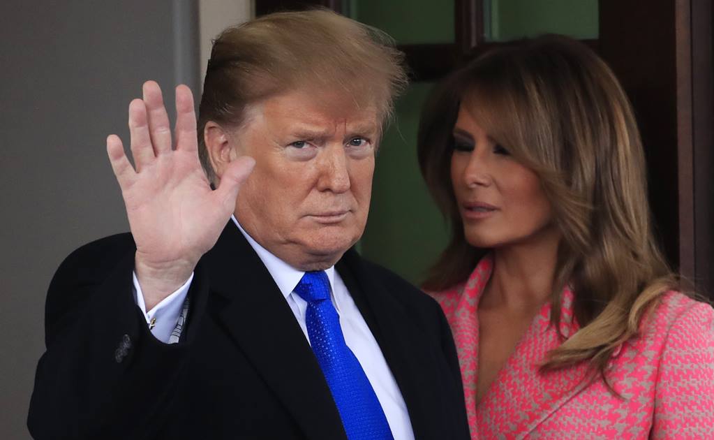 Donald y Melania Trump en la Casa Blanca