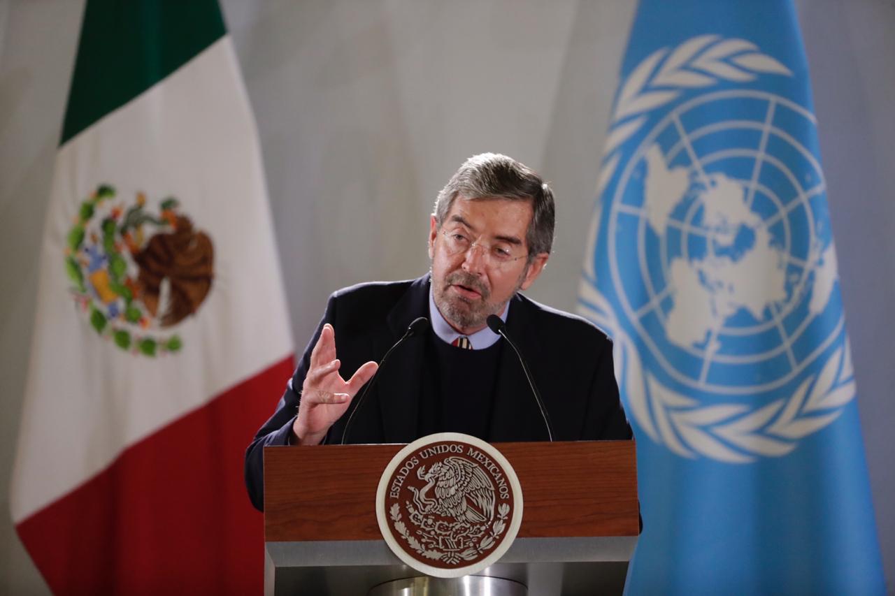 Representante permanente de México ante la Organización de las Naciones Unidas (ONU), Juan Ramón de la Fuente
