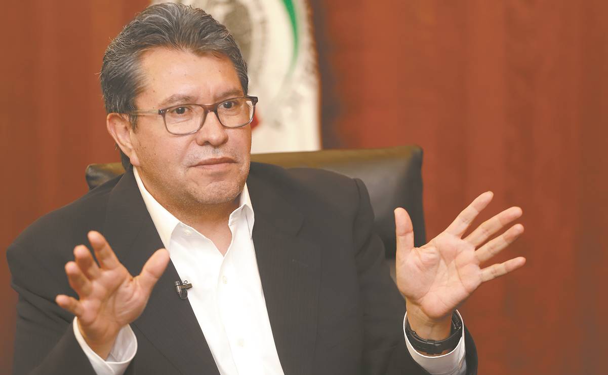 Ricardo Monreal, coordinador del Grupo Parlamentario de Morena en el Senado.
