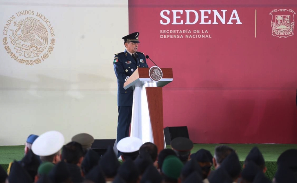 El secretario de la Defensa Nacional aseguró que las fuerzas armadas seguirán contribuyendo a la construcción de la paz por la seguridad de los ciudadanos
