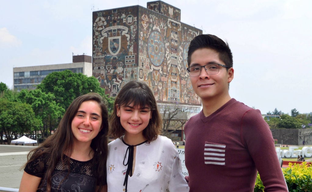 Ellos son los estudiantes con mejor puntaje en examen para licenciatura de  la UNAM
