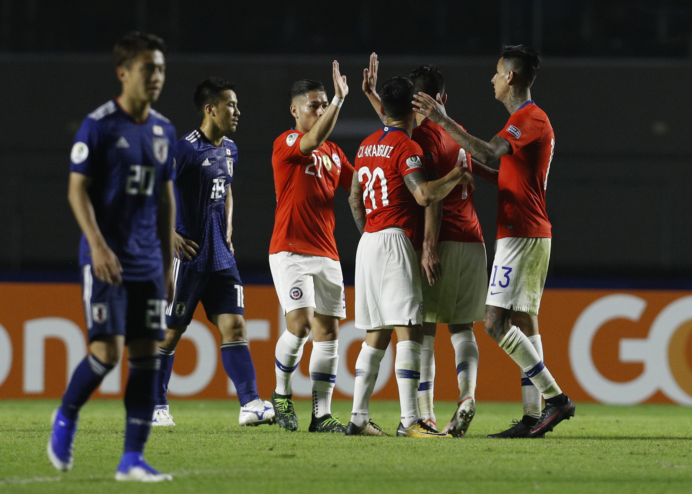 Chile debuta en Copa América con goleada ante Japón