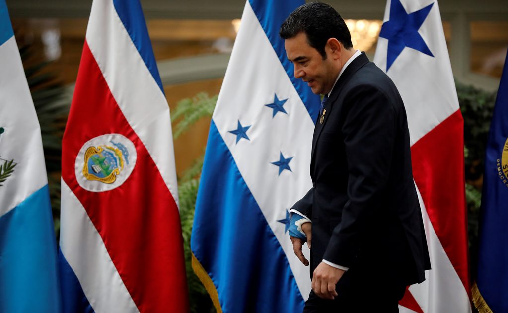 El presidente de Guatemala Jimmy Morales