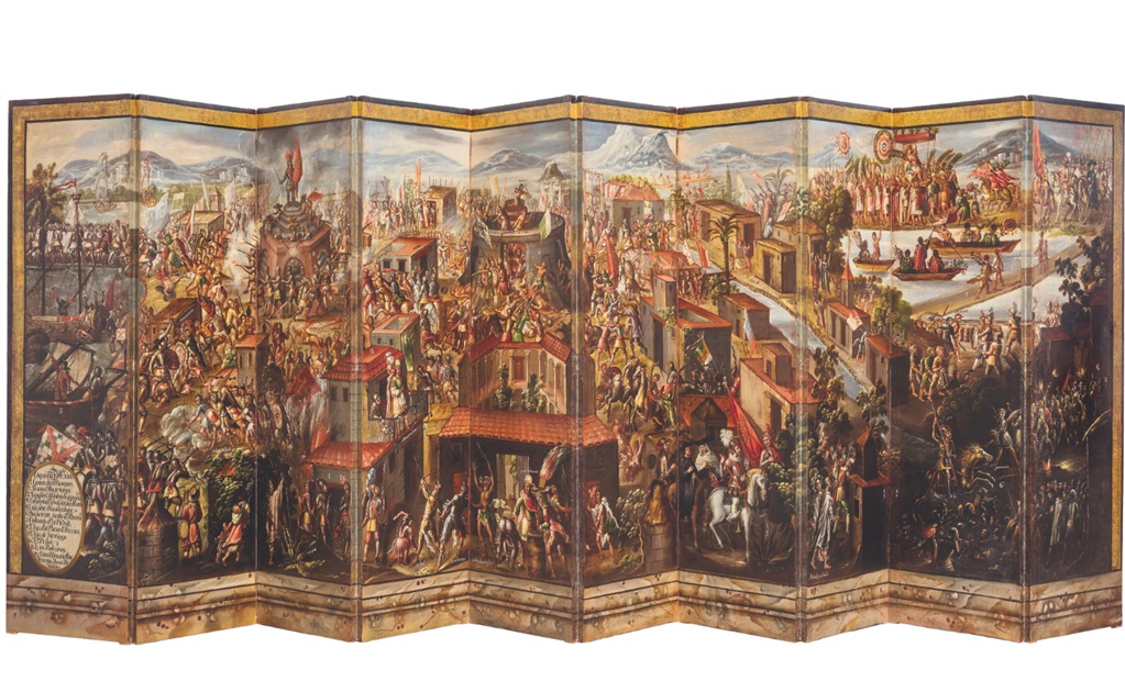 Sotheby's subasta biombo mexicano del siglo XVII