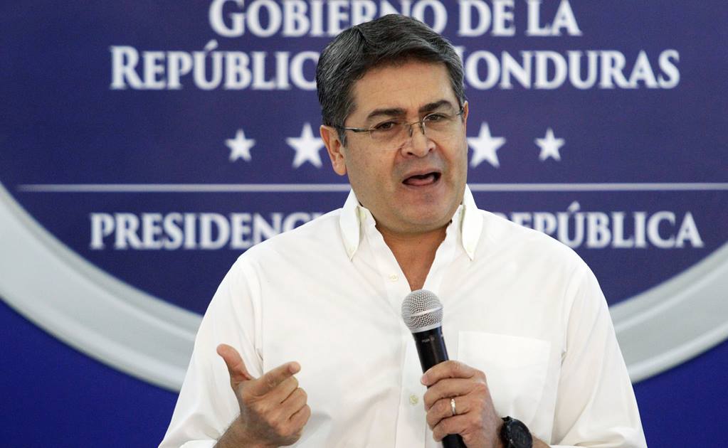 El presidente de Honduras rechazó que haya recibido dinero del narco por protección