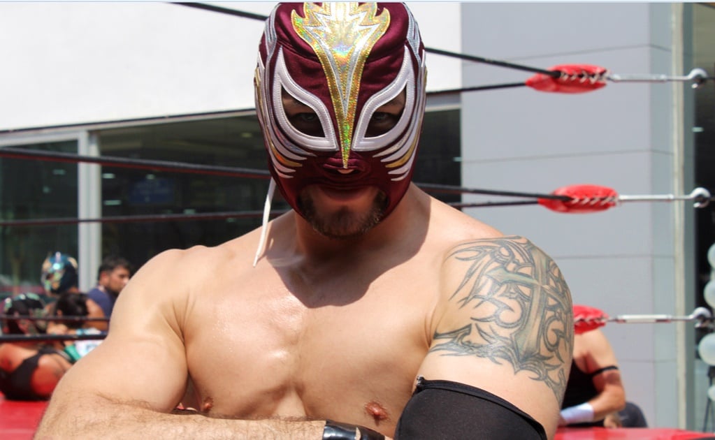 LUCHADORES Turnbeutel Wrestling Wrestler Mexican Mexico Latino Mask Masks 