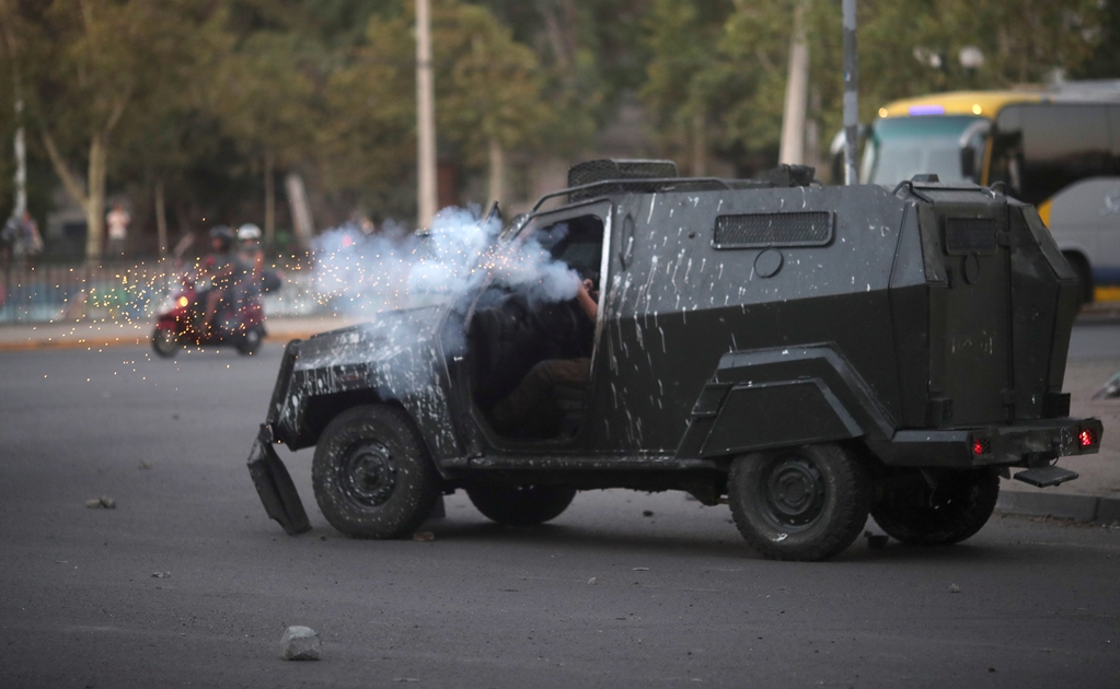 Carabineros de Chile descartan "dolo" en atropello de manifestante
