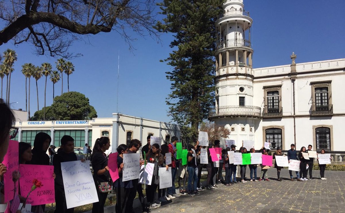 Alumnos de Chapingo protestan por feminicidio de Nazaret