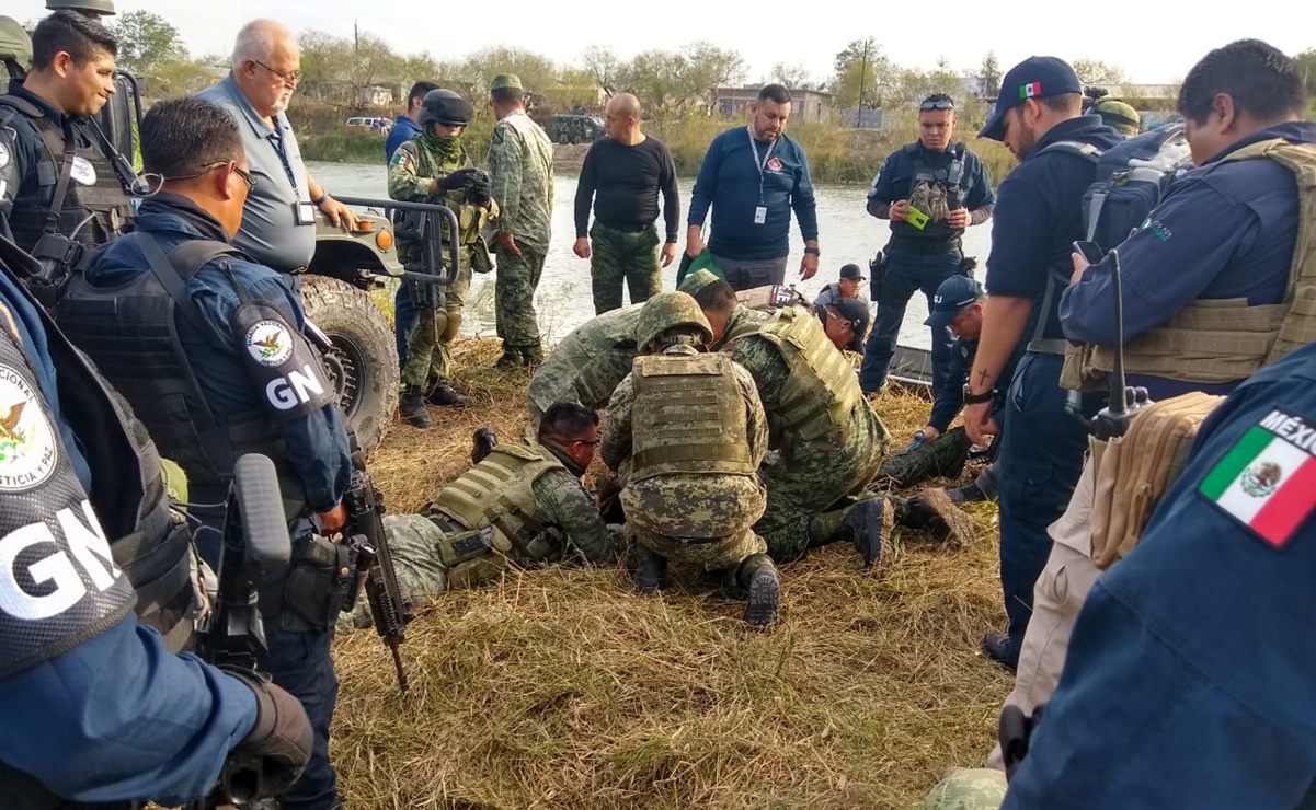 Tras persecución, mueren ahogados 4 militares al caer en canal de Tamaulipas