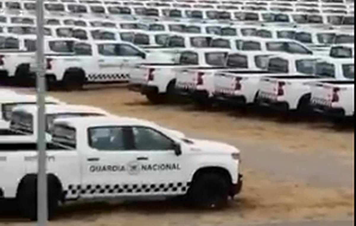 Guardia Nacional recibirá flota de más de 2 mil camionetas
