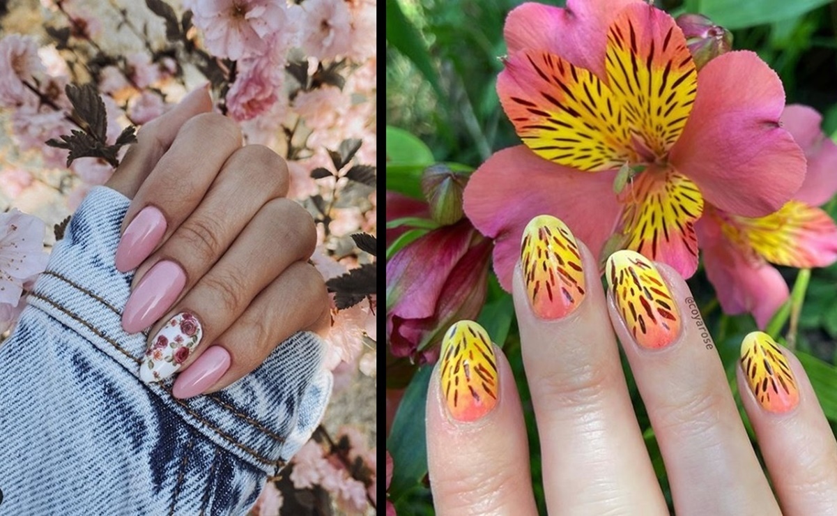 Reinventa tu manicura con las flores más hermosas del verano