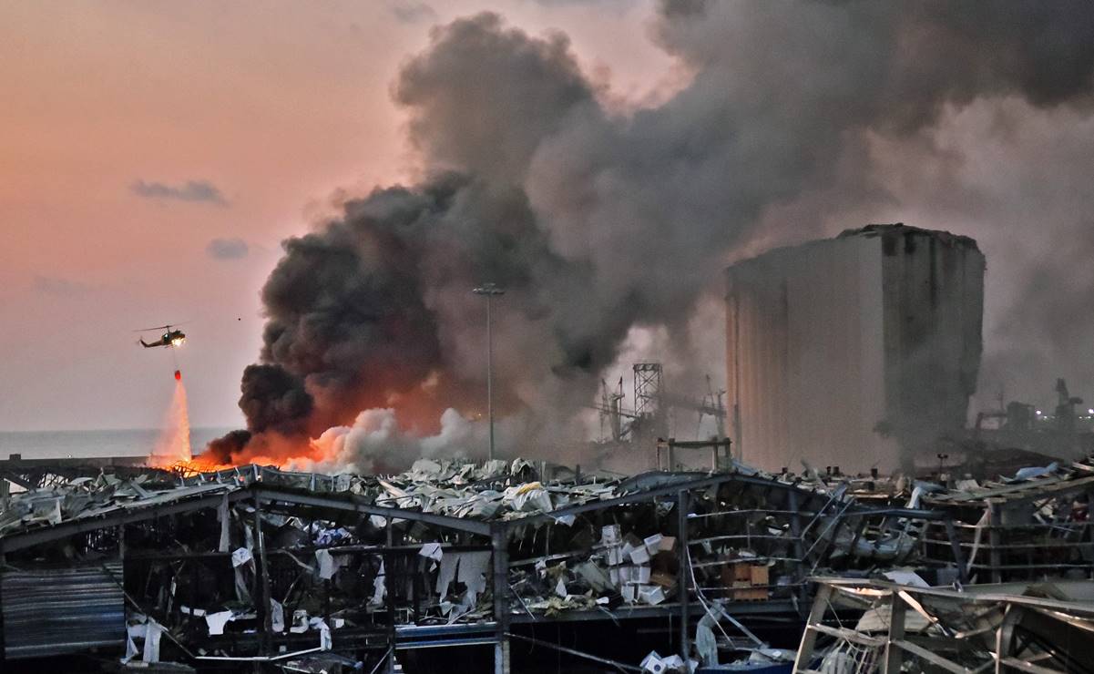 Explosión en Beirut: Advierten por posibles gases tóxicos