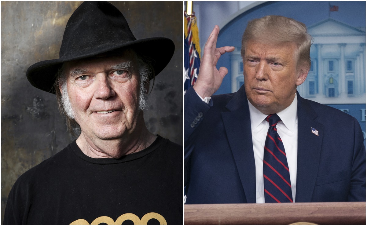 Neil Young denuncia a la campaña de Donald Trump