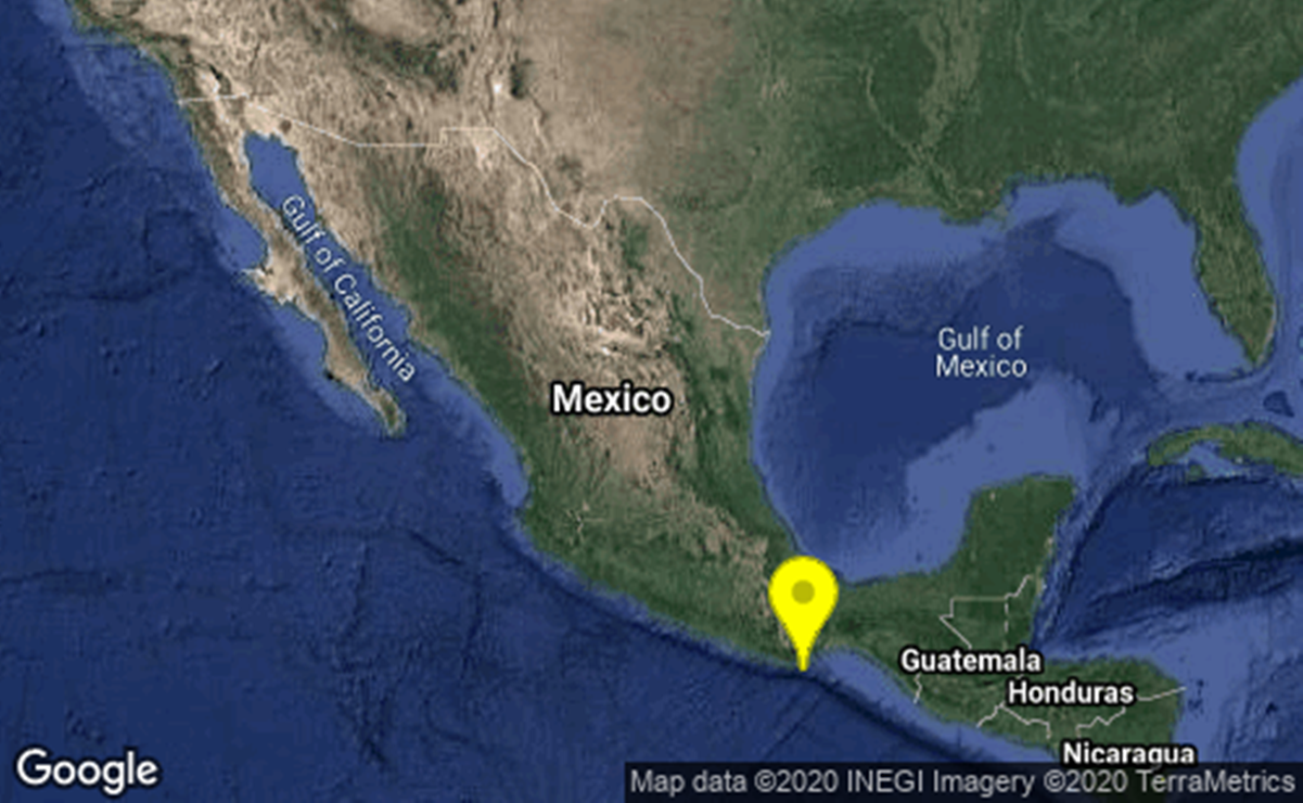 Se registra sismo magnitud 5.7 en Chiapas